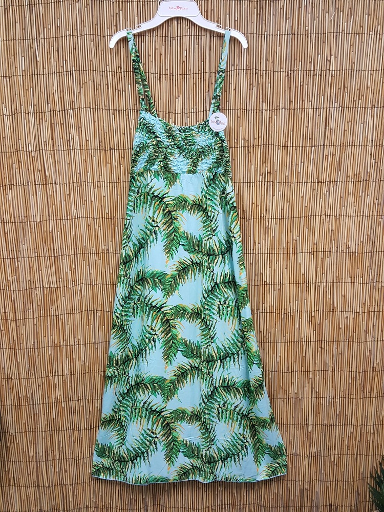 Long tropical sun dresses