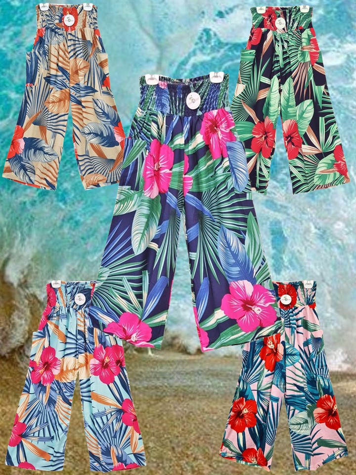 SLIDE1 RAYON PRINT PANTS