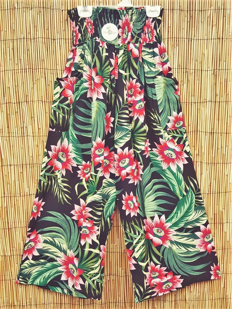 Island Planet Tropical Clothing: PANTS/RAYON PRINT PANTS